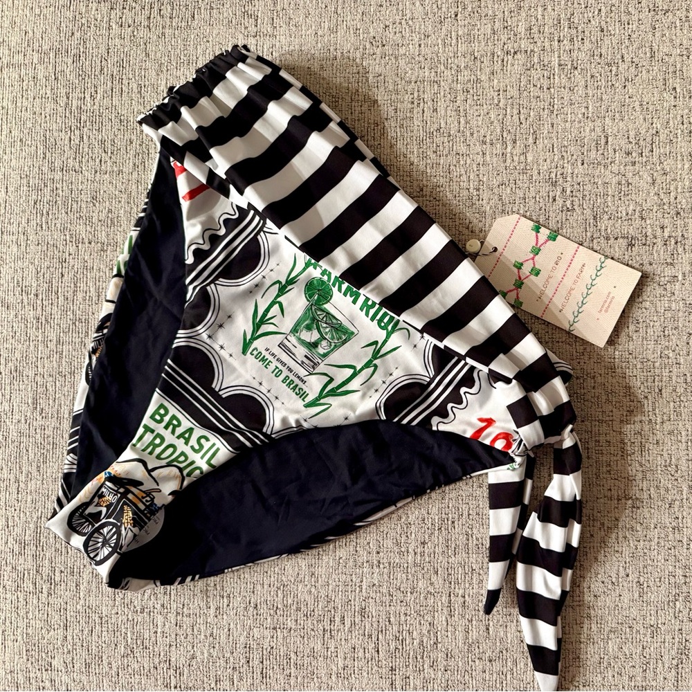 Farm Rio x Anthropologie Side-Tie Bikini Bottoms